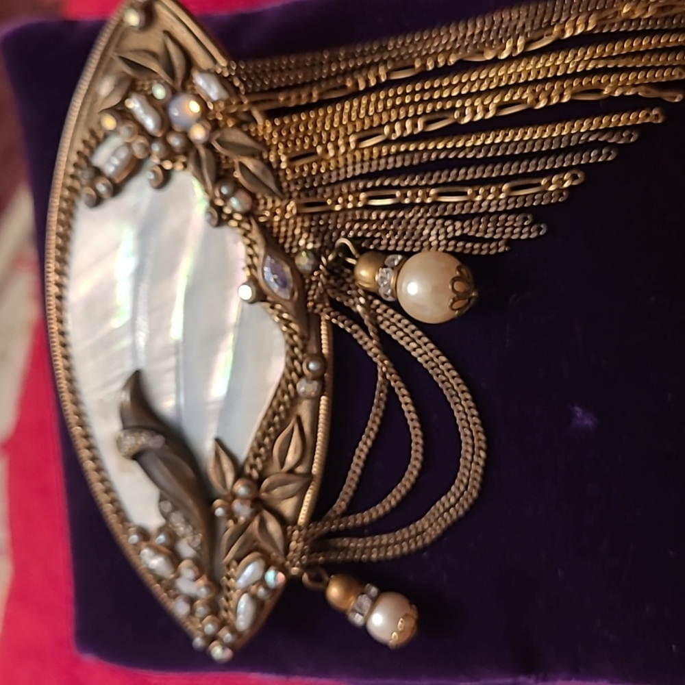 Vintage Art Nouveau Brooch/Pendant - Picture 2 of 4